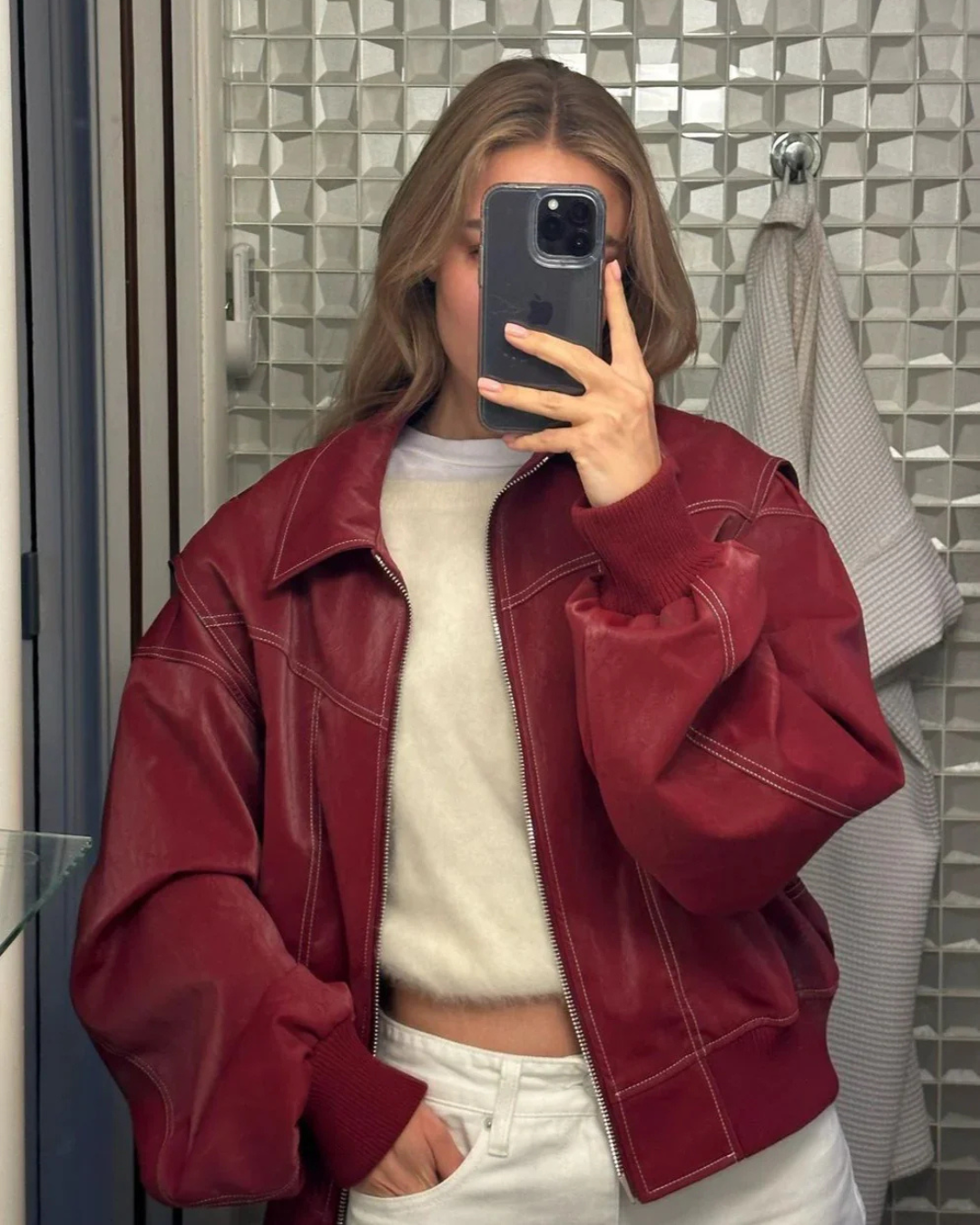 DAISY | Oversized Contrast Jacket