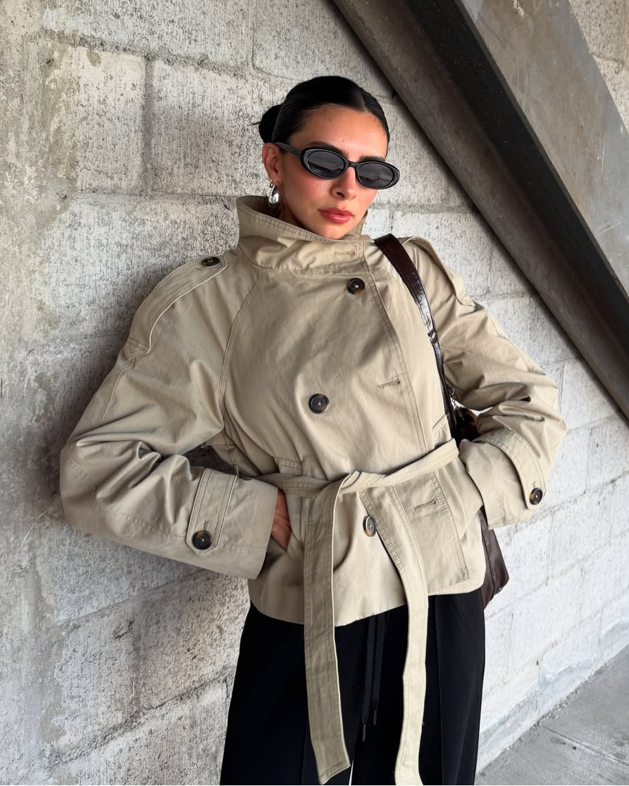POPPY | Short Trench Coat